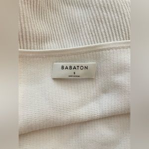 Sculpt Knit Ribbed Squareneck Tank in White